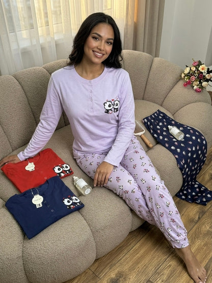 بيجاما "باندا لوف" 🐼💕