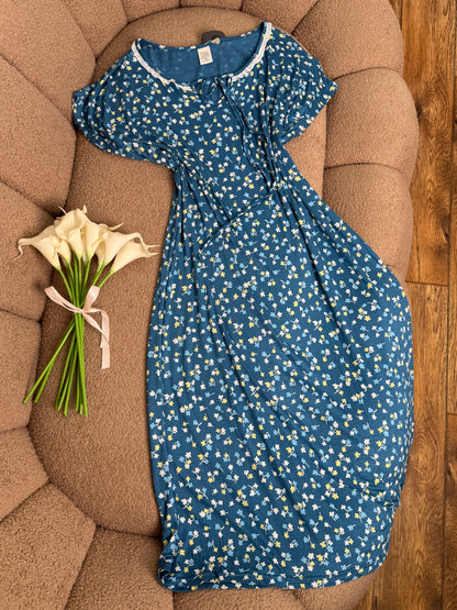 ✨ فستان أنوثة وراحة💙🌸